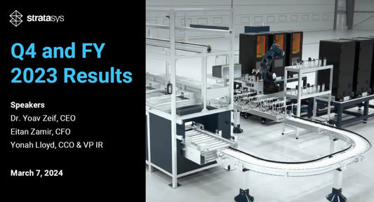 Revenue Drops 3.7% to $628 Million, Stratasys Releases 2023 Financial Report